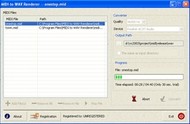 MIDI to WAV Renderer screenshot